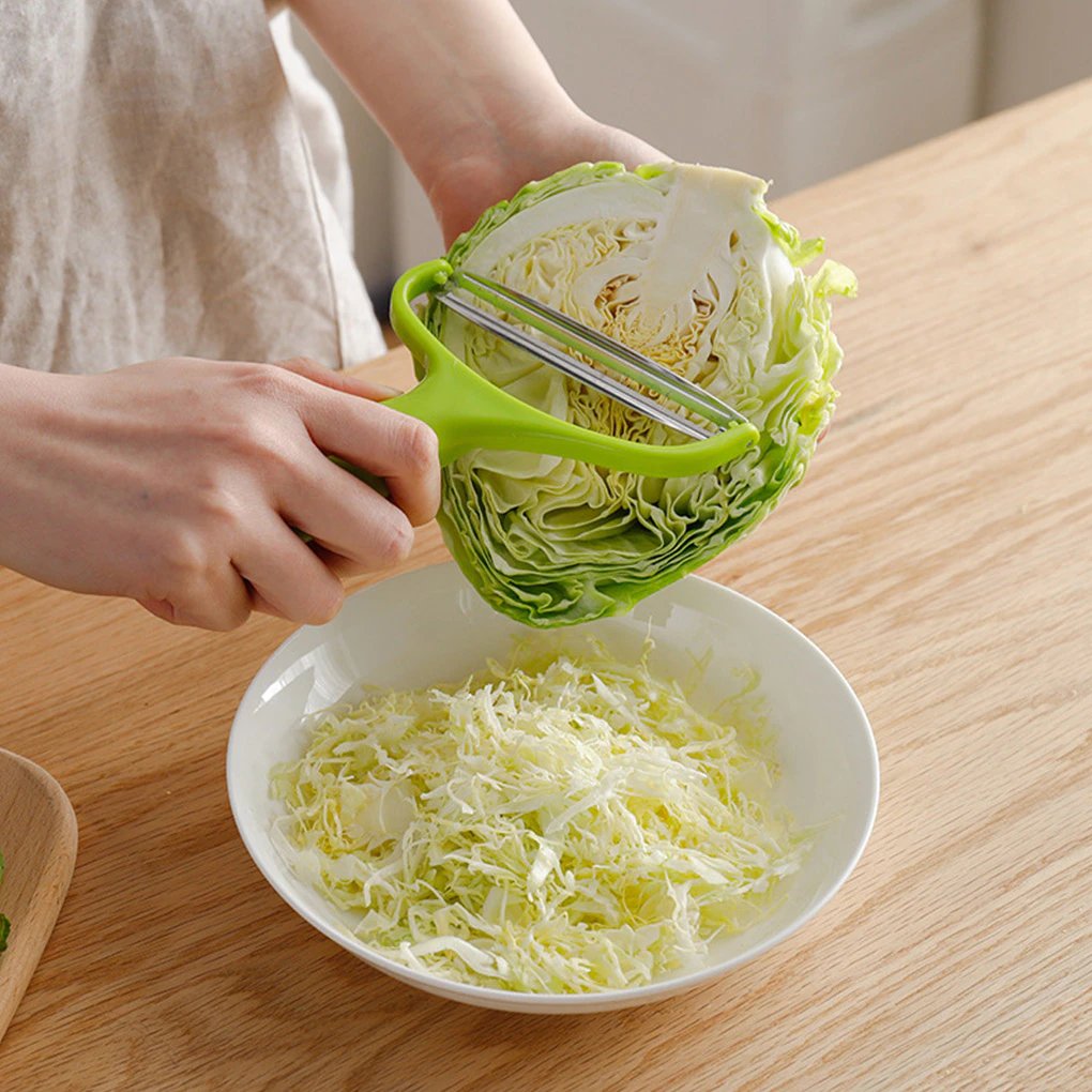 Kochutensilien Weithalsschäler Gemüse Obst Edelstahlmesser Kohl Reiben Salat Kartoffelschneider Küchenzubehör