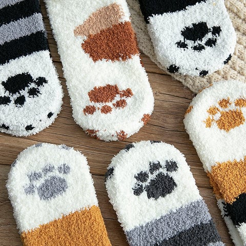 🔥GROSSER VERKAUF 36%🔥🔥Winter-Katze nette starke warme Boden-Socken🐾